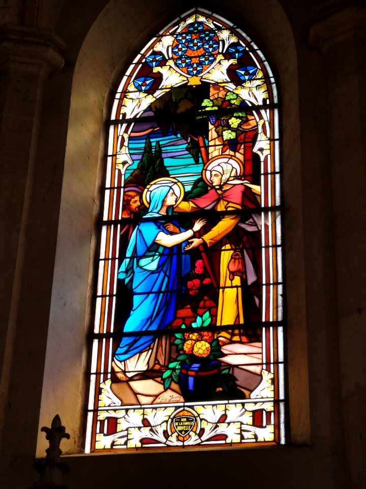 Les Paroches (Meuse) Église de l'Invention-de-Saint-Étienne vitrail 04