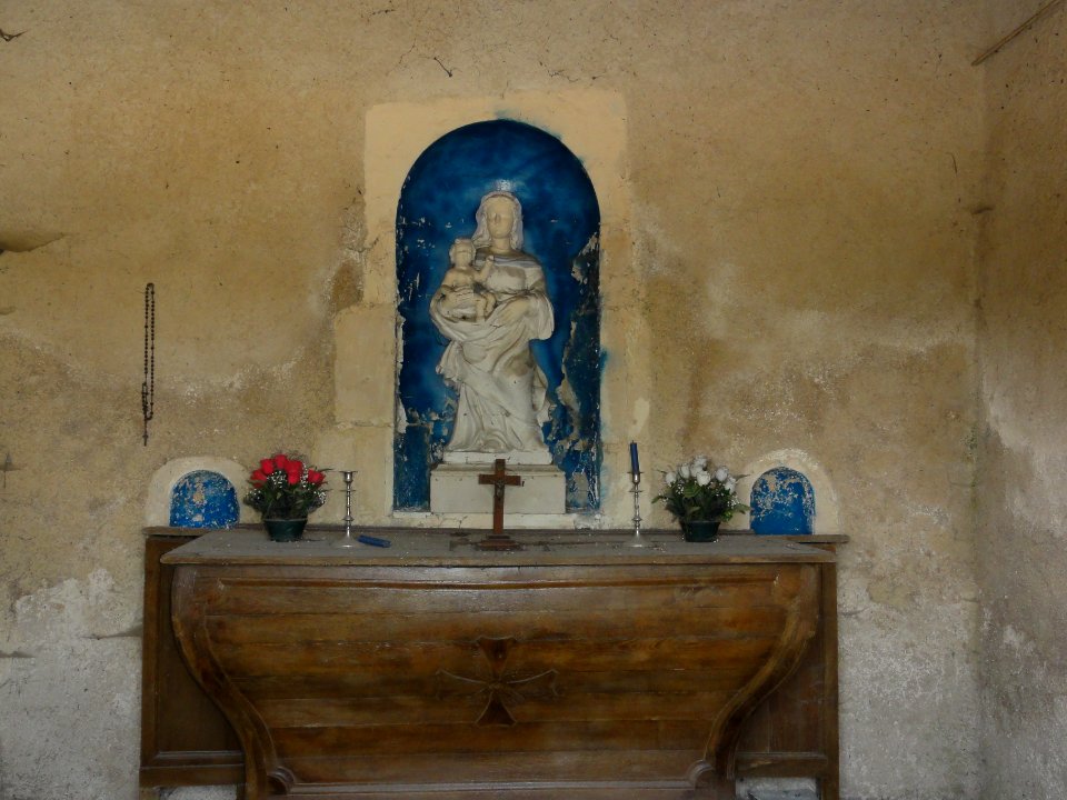 Les Paroches (Meuse) oratoire, intérieur
