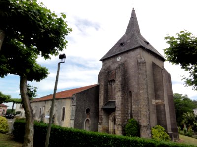 Lesperon (Landes) Église Saint-Hilaire, tour