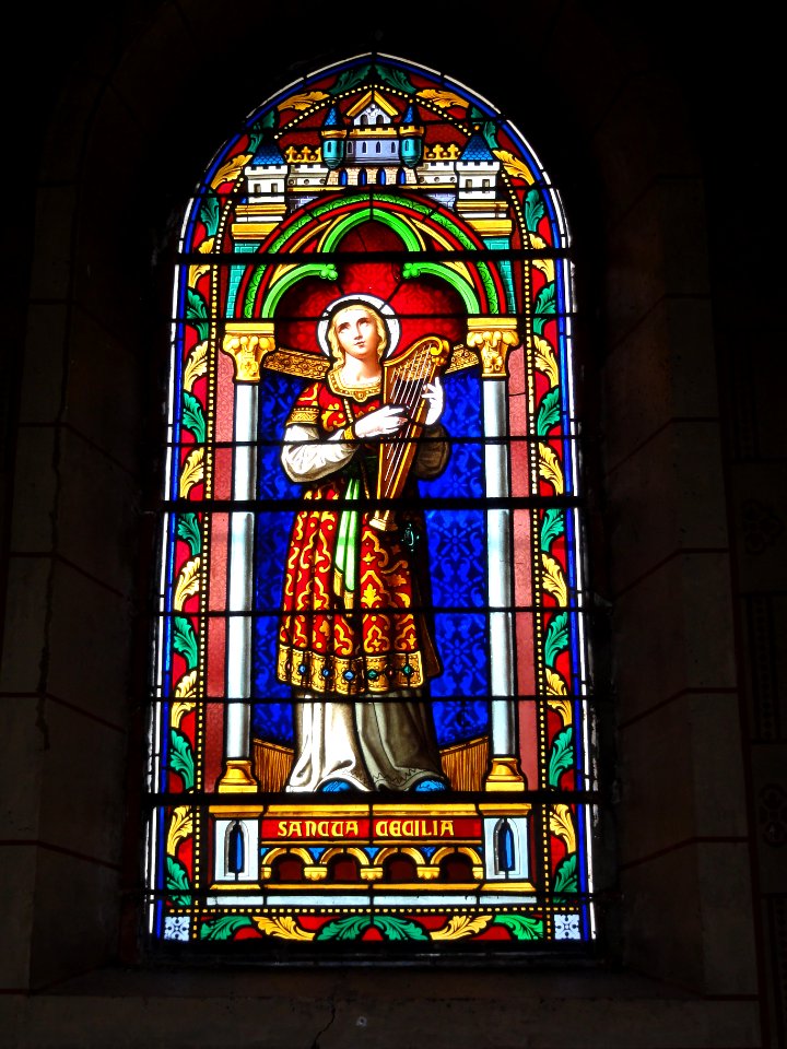 Lesperon (Landes) église, vitrail 02