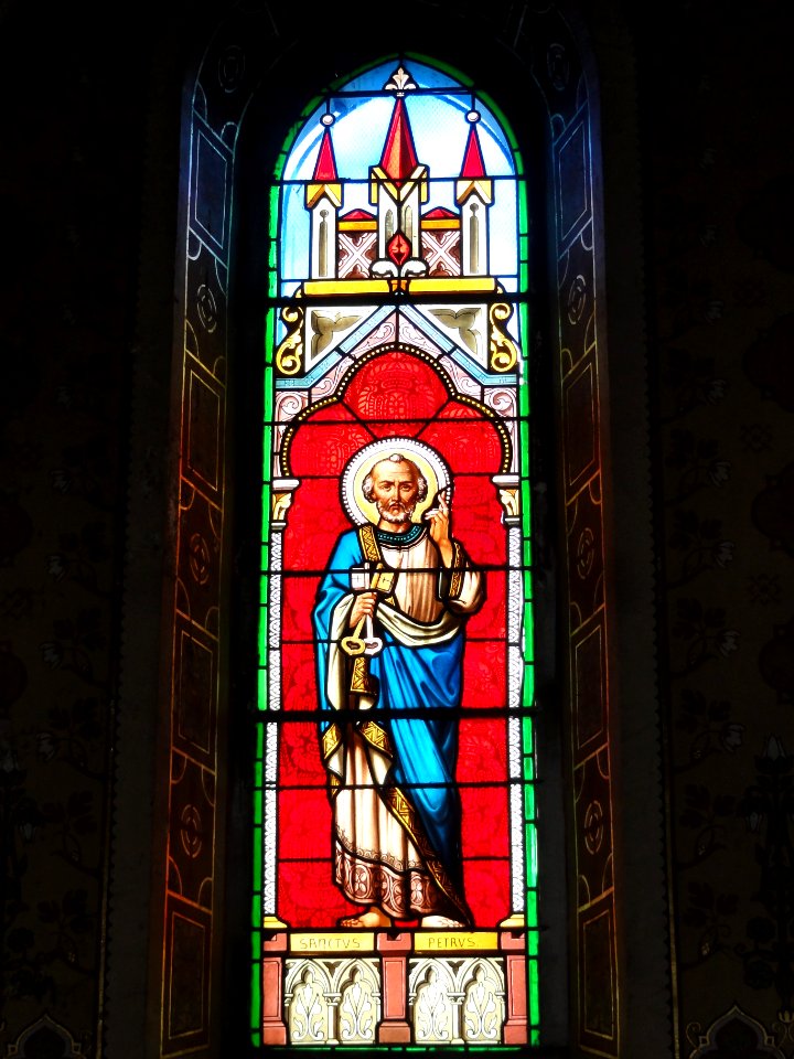 Lesperon (Landes) église, vitrail 07