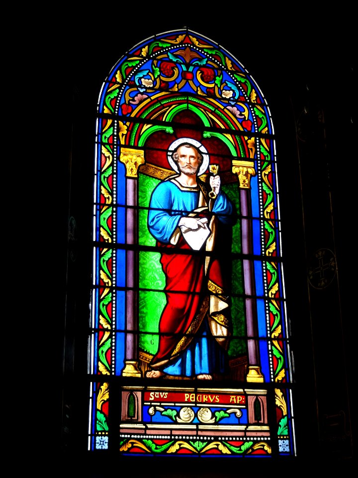 Lesperon (Landes) église, vitrail 04