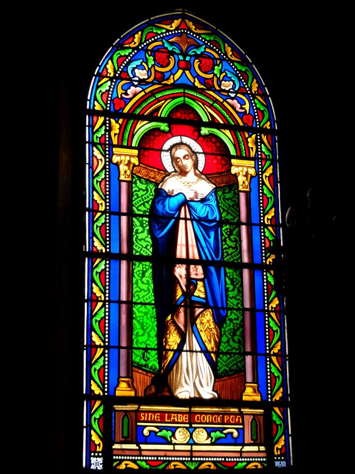 Lesperon (Landes) église, vitrail 08