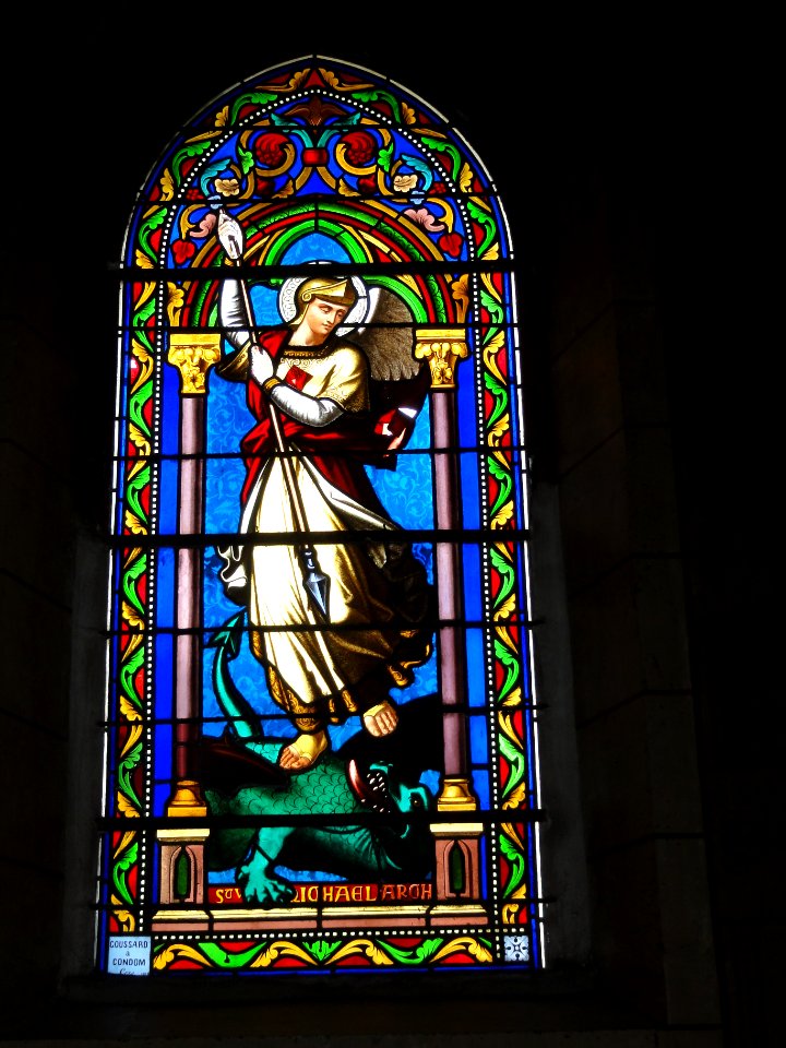 Lesperon (Landes) église, vitrail 03