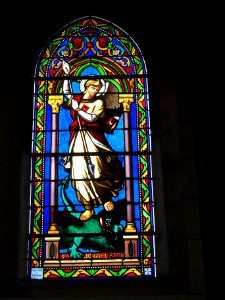 Lesperon (Landes) église, vitrail 03