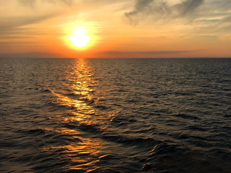 Lake sky summer