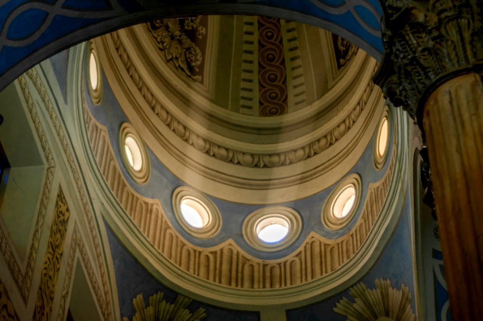 Left dome in the Basilica of the Chiquinquirá