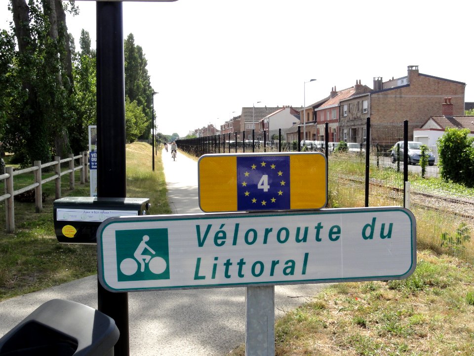 Leffrinckoucke (Nord) véloroute du littoral