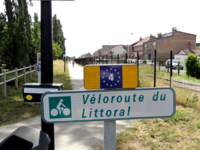 Leffrinckoucke (Nord) véloroute du littoral