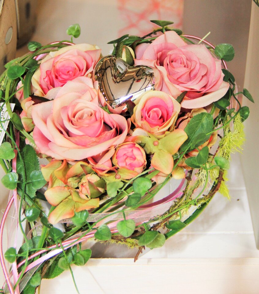 I love you decoration pink