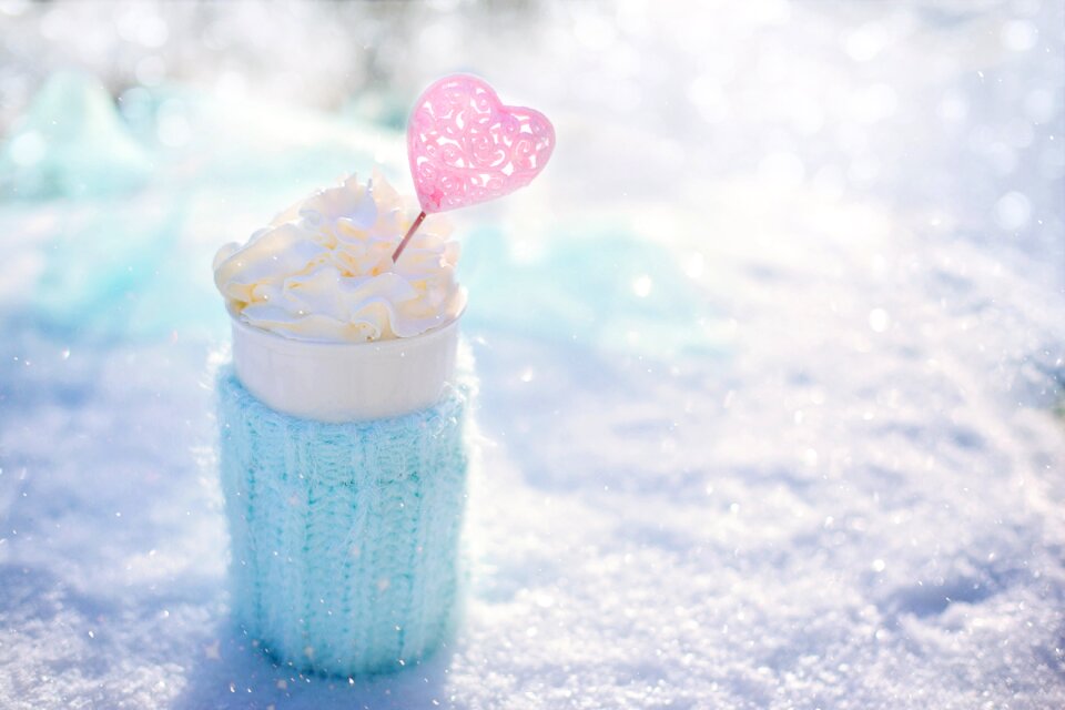 Cold frosty valentine