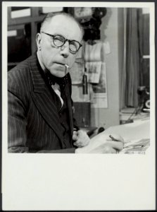 Leendeert Juriaan Jordaan (1885-1980) was een gerenomeerd politiektekenaar. Zijn, Bestanddeelnr 119-0511
