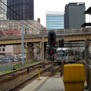 Leaving First Avenue heading to Steel Plaza, 2021-05-11