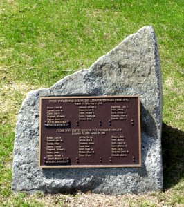 Lebanon-Grenada-Panama Conflicts memorial - Hatfield, Massachusetts - DSC01881