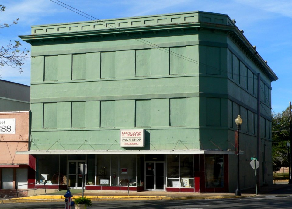 Leesville, LA, 3rd St x Courthouse St, SW corner