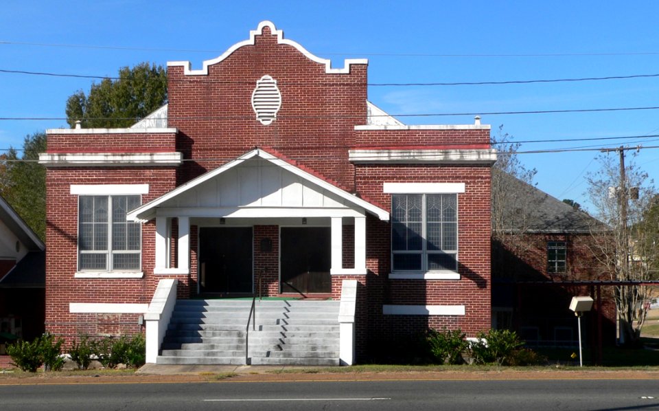 Leesville, LA, First United Methodist from E 1