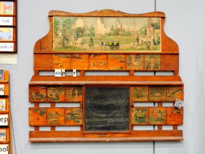 Leesbord, Stoomdrukkerij van het RK Jongensweeshuis, Tilburg