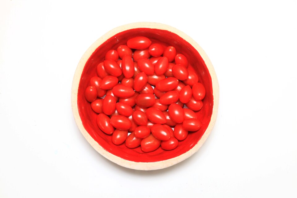 Tomato bowl japan background