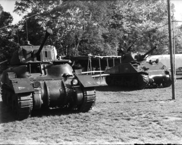 Legertentoonstelling Utrecht. Sherman tanks, Bestanddeelnr 902-7466