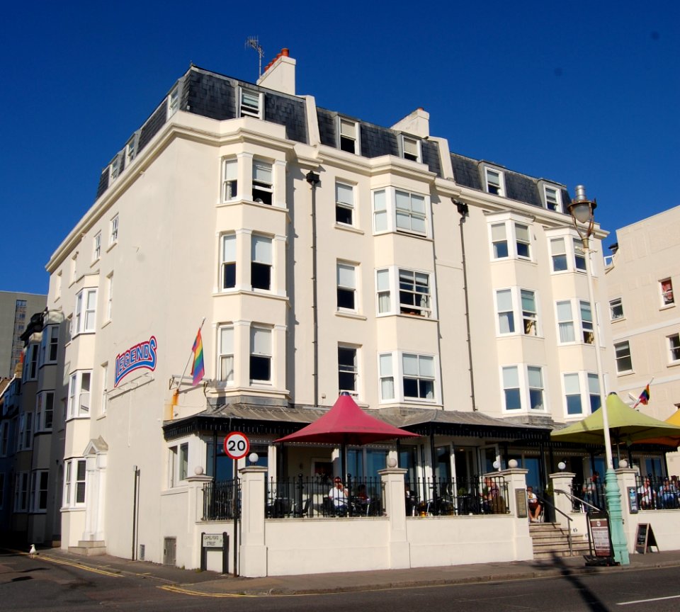 Legends Hotel, 31–34 Marine Parade, Brighton (September 2018)