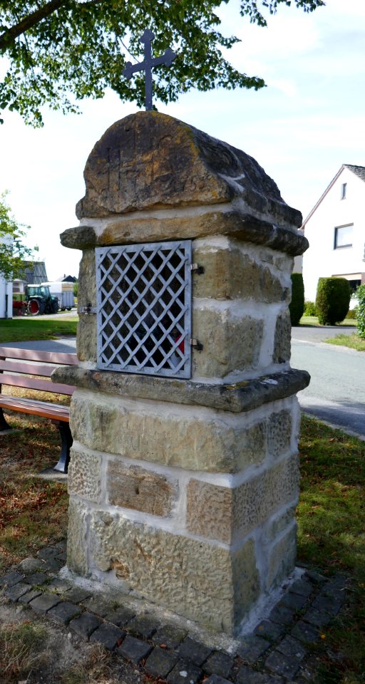 Leiberg - Bildstock von 1753 an der Hauptstraße