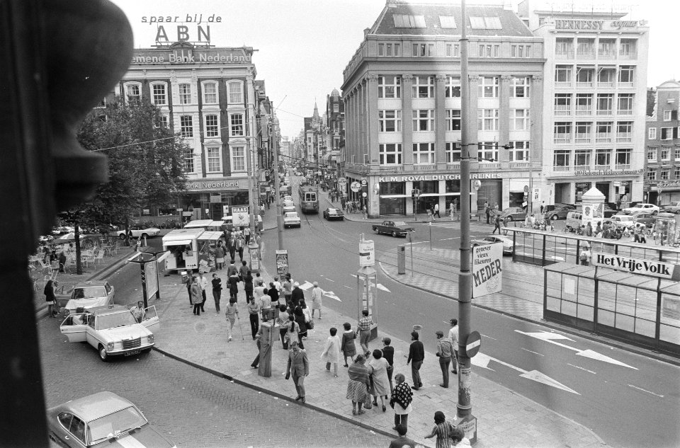 Leidsestraat met verkeer, Amsterdam en Leidseplein, Bestanddeelnr 924-7338