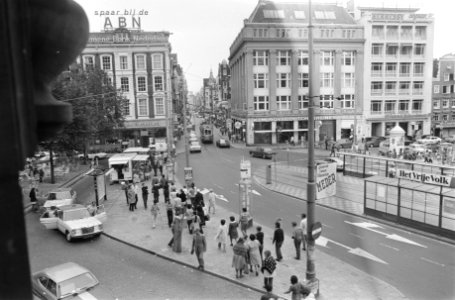 Leidsestraat met verkeer, Amsterdam en Leidseplein, Bestanddeelnr 924-7338