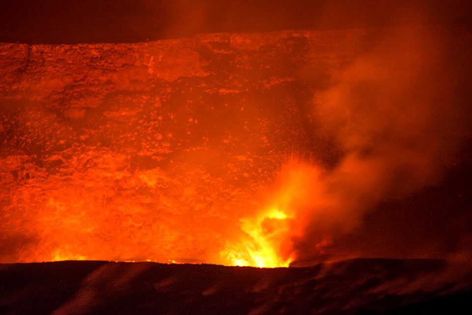Eruption landscape active