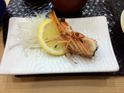 Gourmet seafood shrimp photo