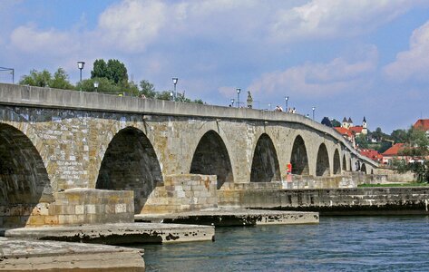 Danube historically danube bridge photo