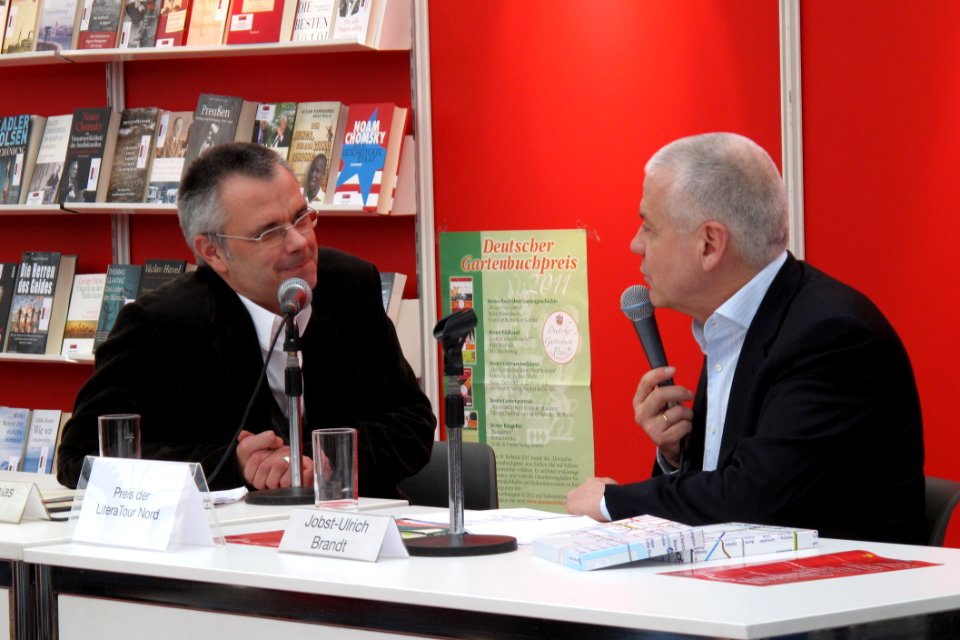 Leipziger Buchmesse 2011 Jobst-Ulrich Brandt und Matthias Politycki