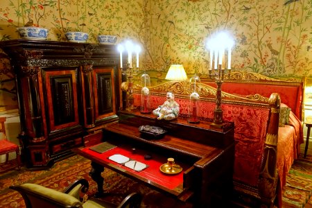 Leicester Bedroom, Chatsworth House - Derbyshire, England - DSC03378