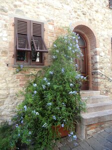 Stone houses italy tuscany photo