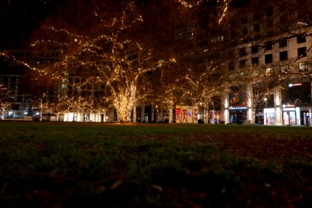 Leipziger Platz Berlin-Mitte at night 2021-01-17 08