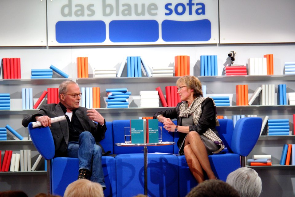 Leipziger Buchmesse 2011 Wolf Wondratschek und Luzia Braun im Gespräch
