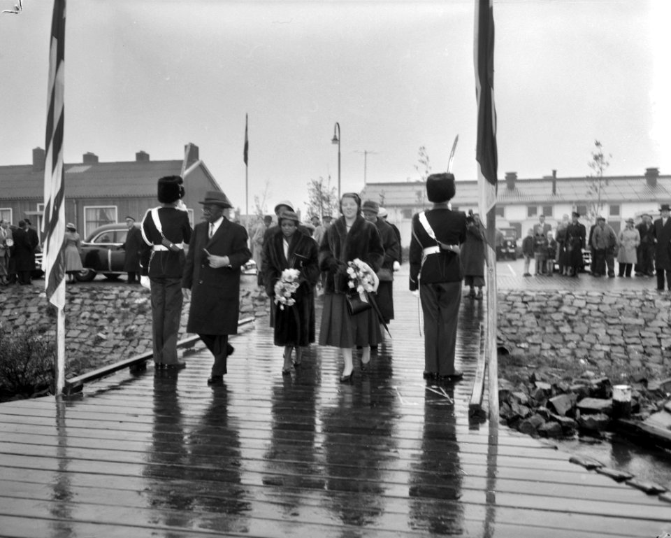 Laatste dag bezoek president Tubman . Lelystad, Bestanddeelnr 908-0750