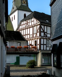 Laasphe historische Bauten Aufnahme 2007 Nr B 07
