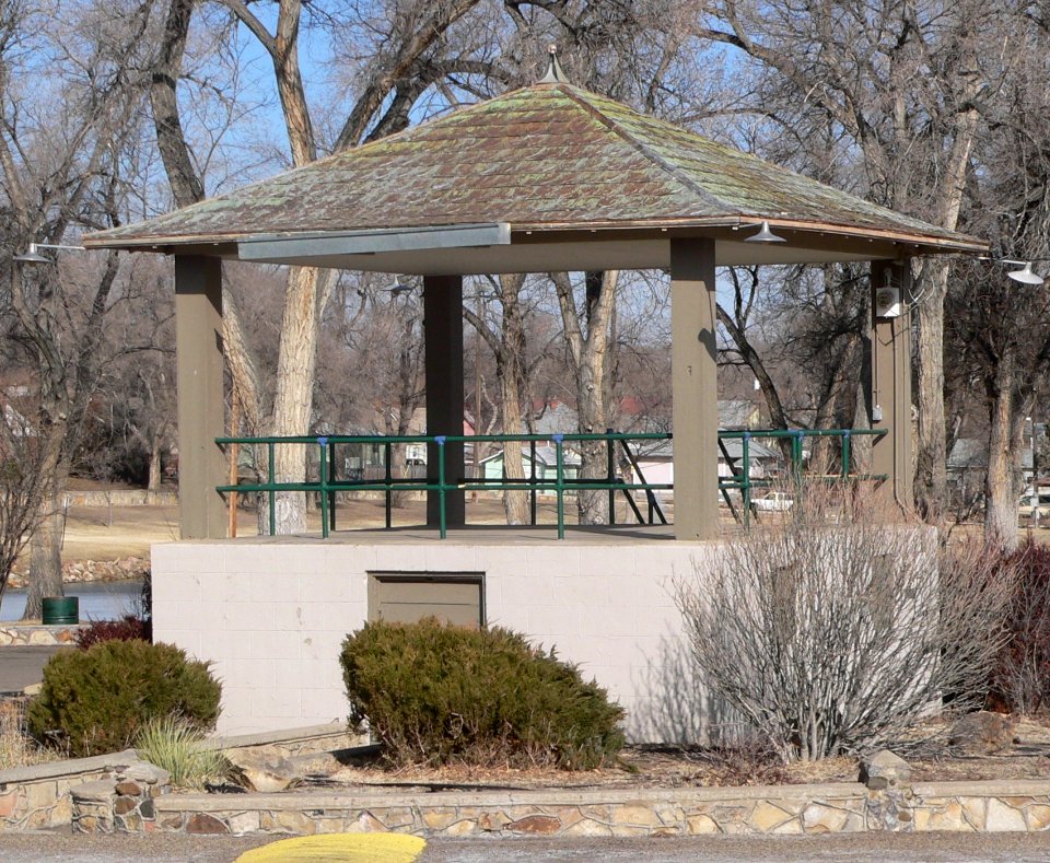 La Junta, Colorado city park bandstand