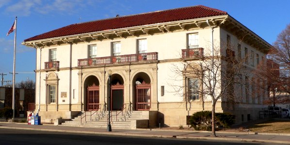 La Junta, Colorado post office from NE 1