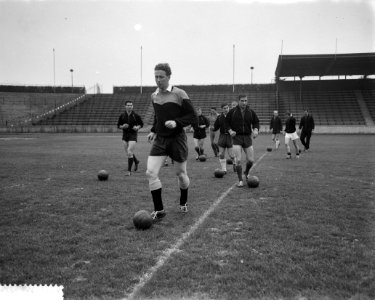 Laatste training Nederlands elftal Lagarde, Klaaszens, van der Kuil , Wilkes, S, Bestanddeelnr 912-4042