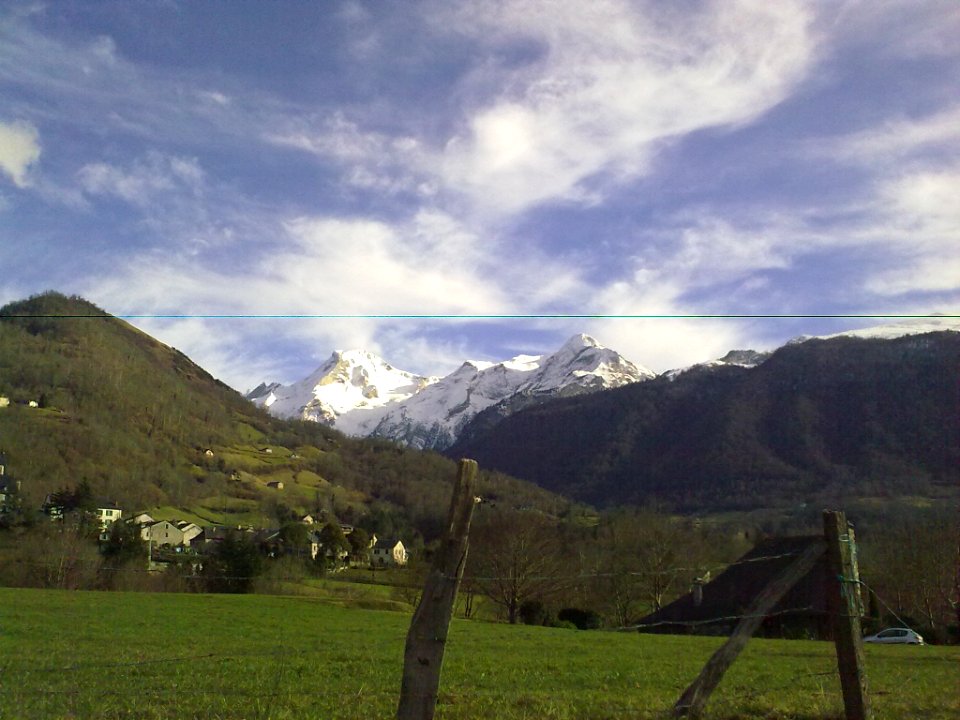 La montagne depuis Louvie-Soubiron