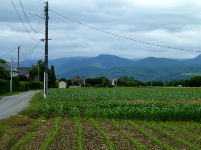 La montagne depuis Vielle-Adour