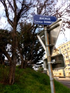 La Mulatière - Avenue Laurent Bonnevay - Plaque