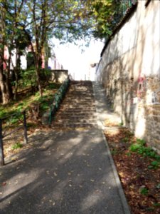 La Mulatière - Escalier Clément Mulat, partie arrivant rue Clément Mulat