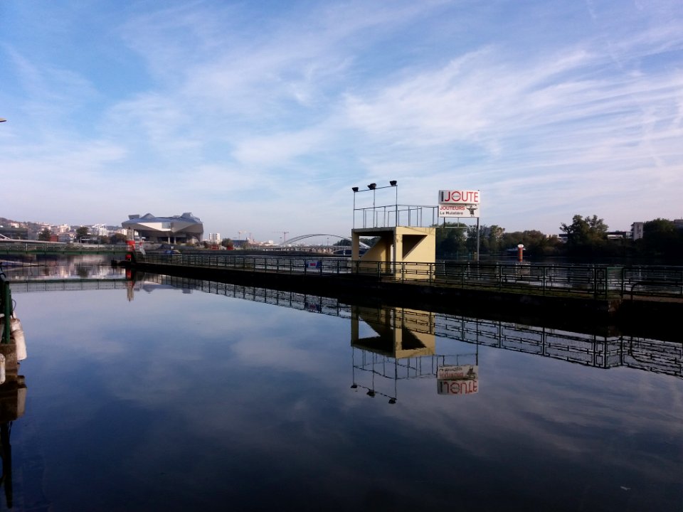 La Mulatière - Bassin de joute, vers le nord