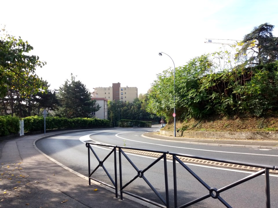 La Mulatière - Avenue Général de Gaulle, depuis la rue Clément Mulat