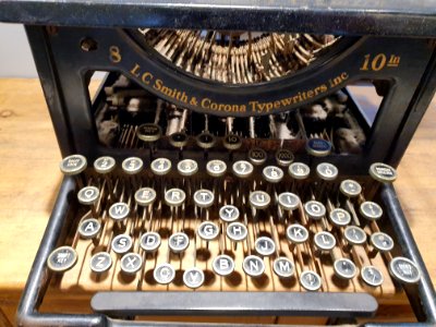 L C Smith & Corona typewriter