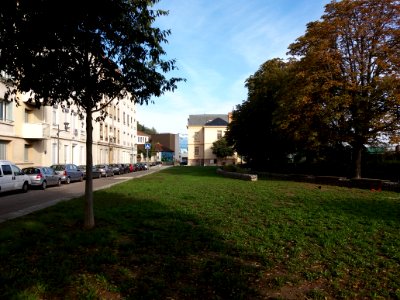 La Mulatière - Place Général Leclerc, vers le nord