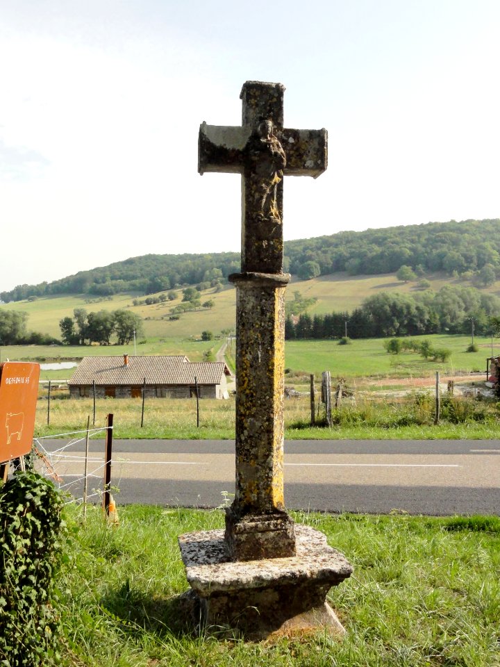 La Neuville-derrière-Foug (Meurthe-et-M.) croix de chemin B, verso
