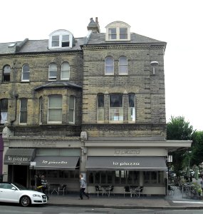 La Piazza Restaurant, Church Road-Third Avenue junction, Hove (August 2010)